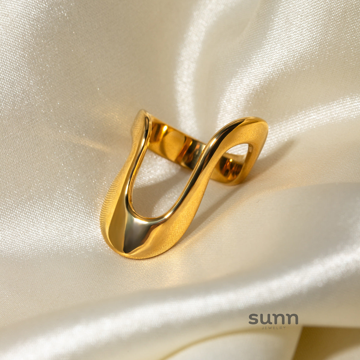 Shreya Irregular Open Ring [D33OTU9L]
