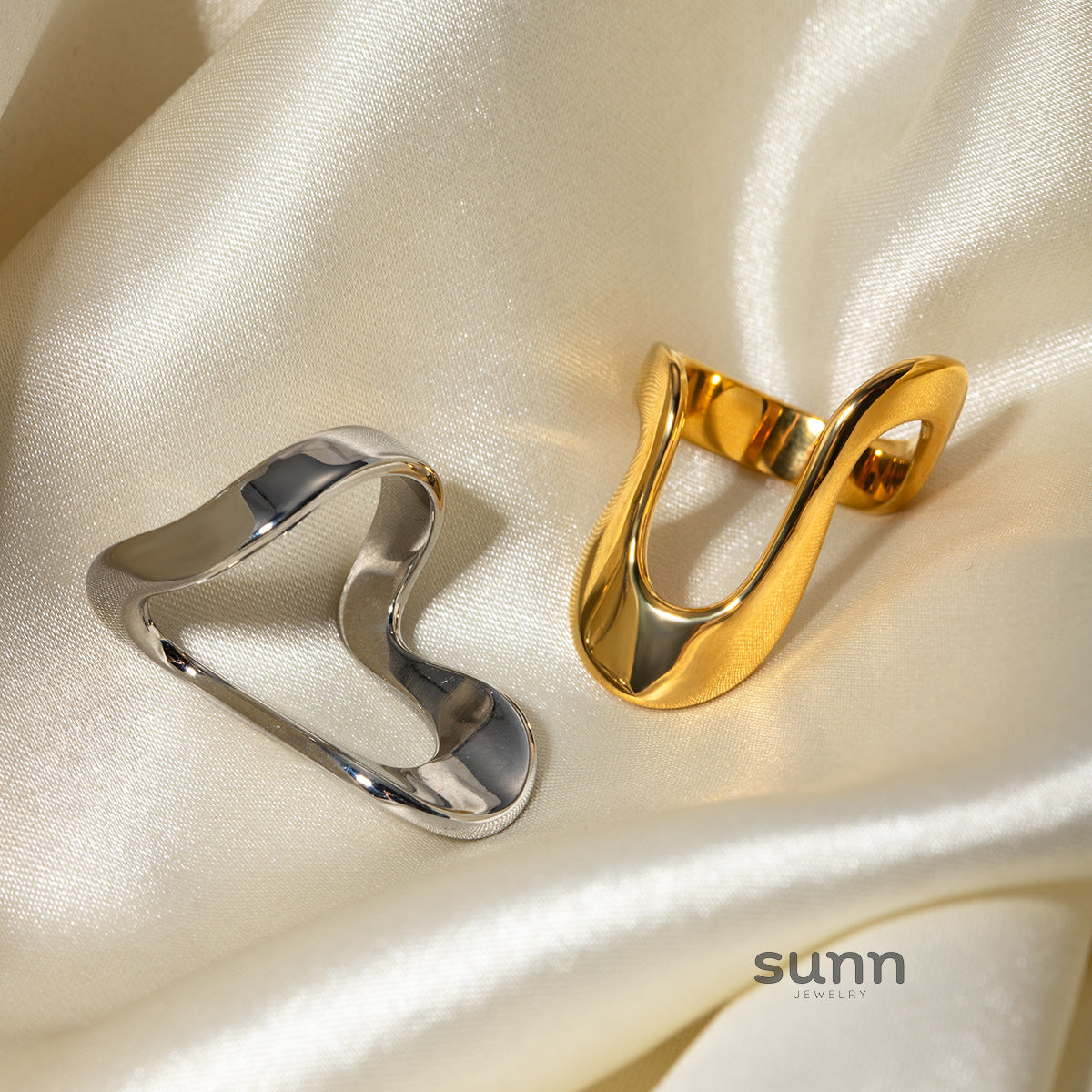 Shreya Irregular Open Ring [41WPUYLN]