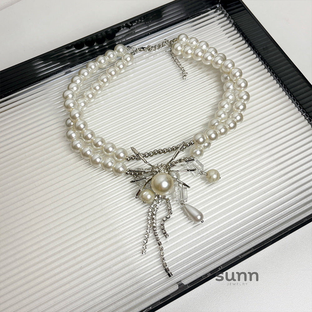 Shreya Spider Pearl Choker [FB2QWVYC]