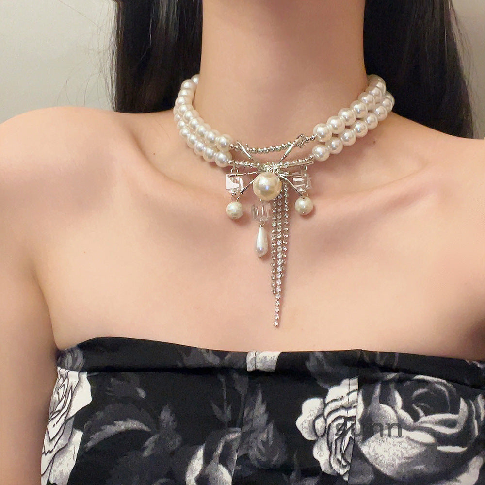 Shreya Spider Pearl Choker [DIMBVANP]
