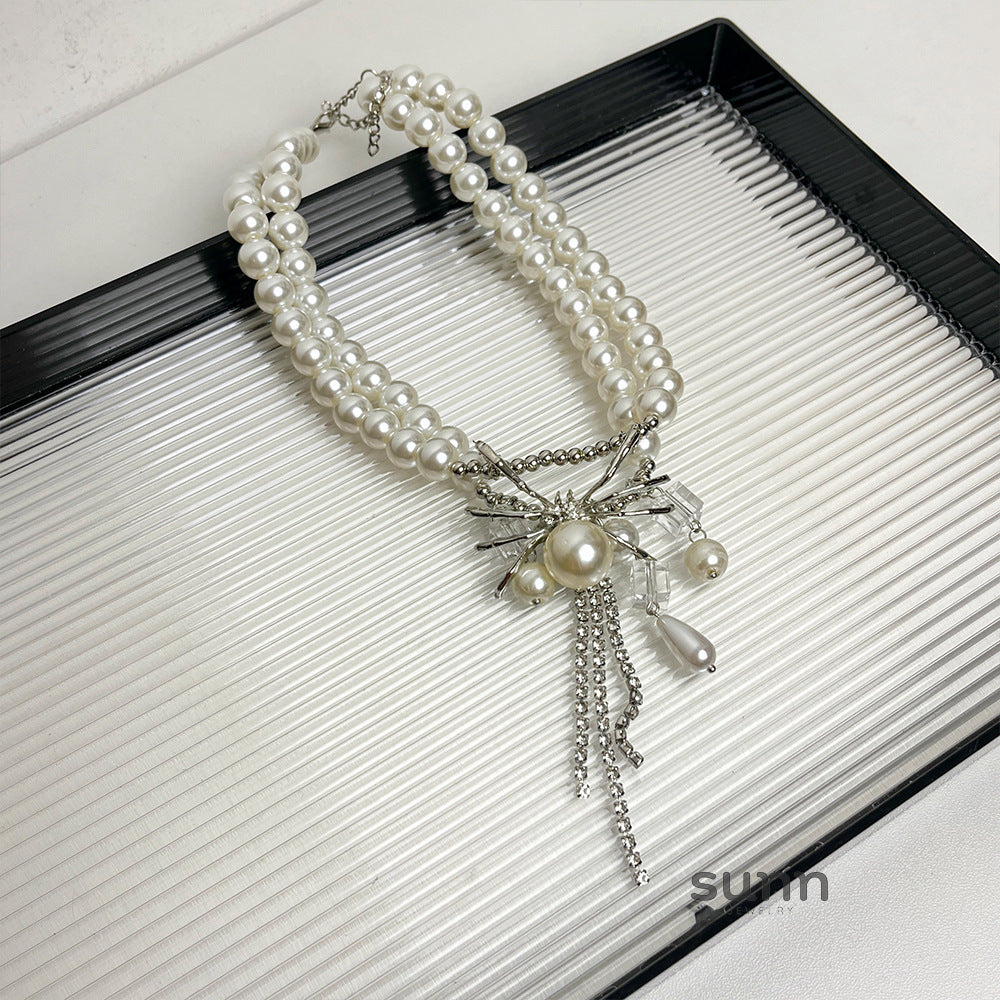 Shreya Spider Pearl Choker [AOM6TQOO]