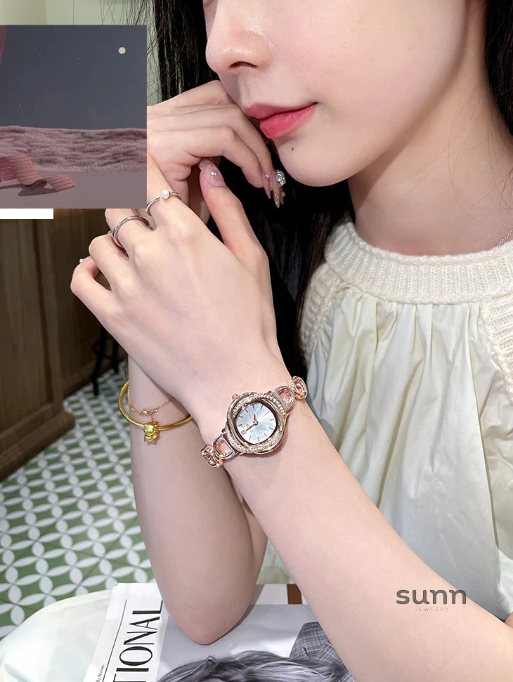 Shriya Dainty Rhinestone Watch