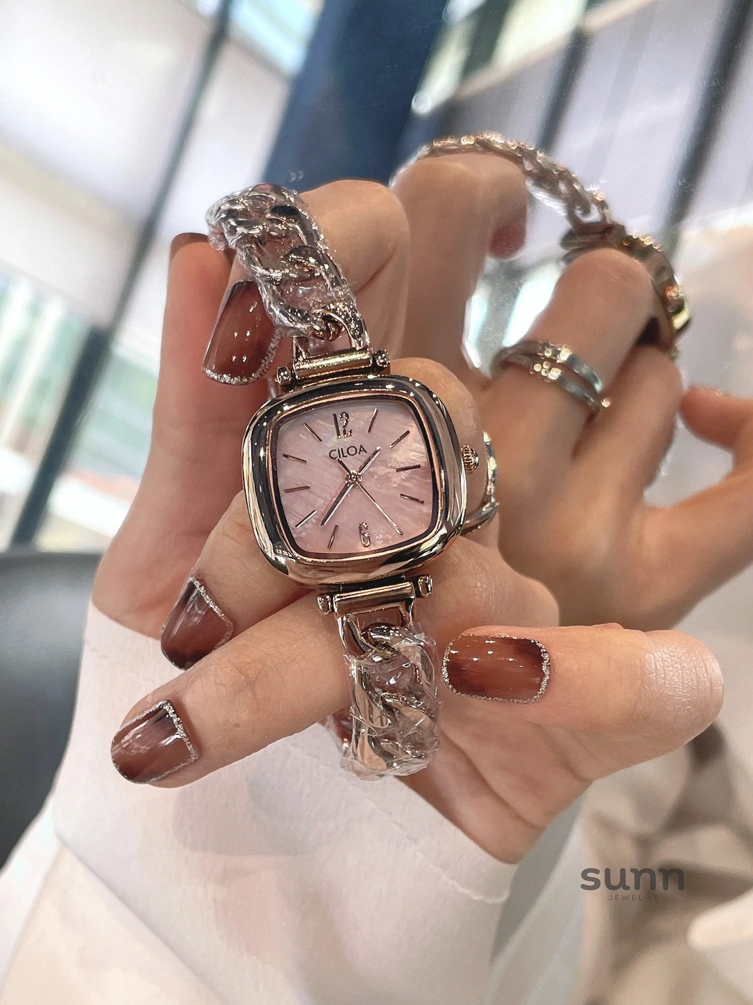 Shriya Dainty Rhinestone Watch