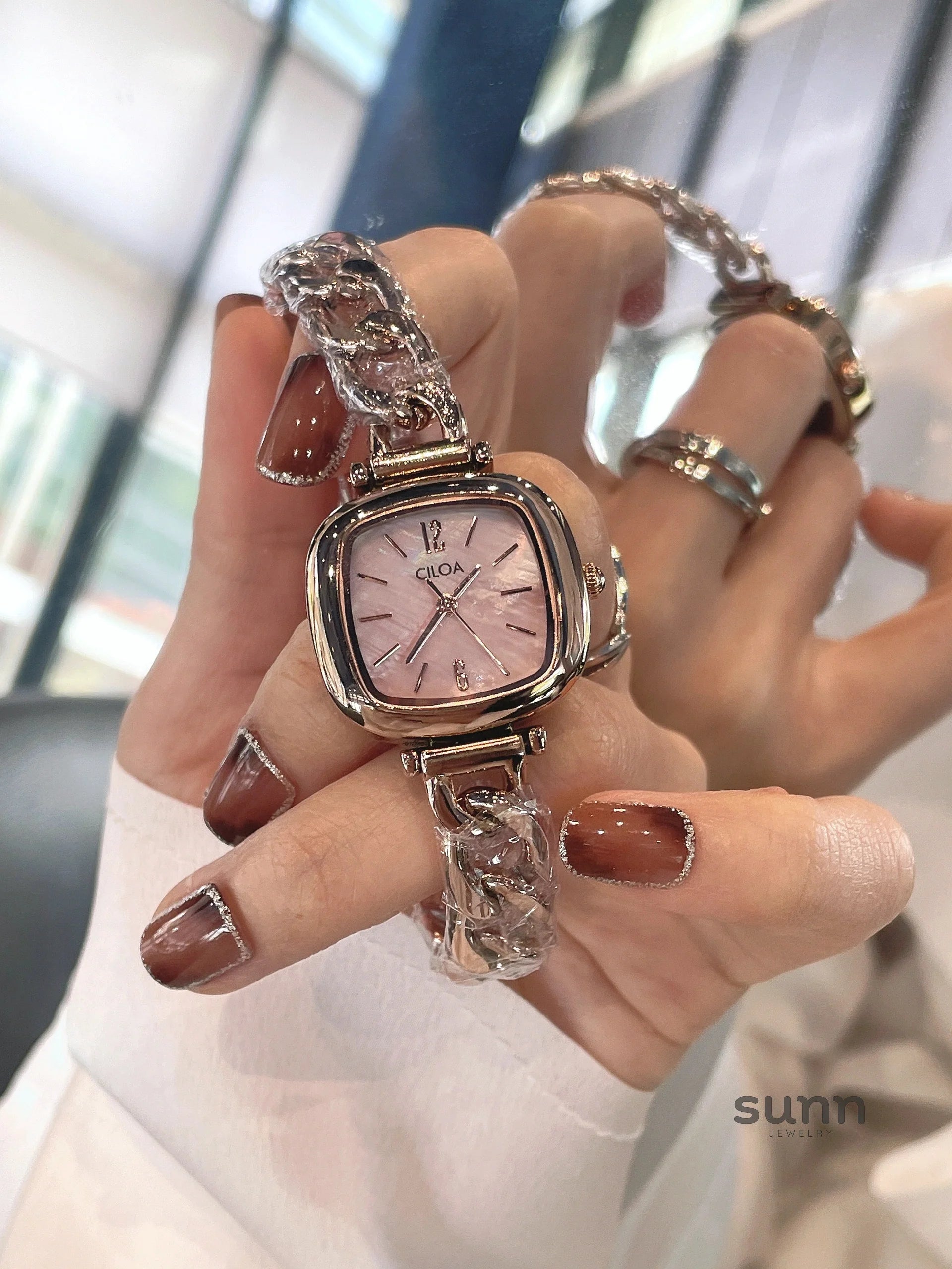 Shriya Dainty Rhinestone Watch