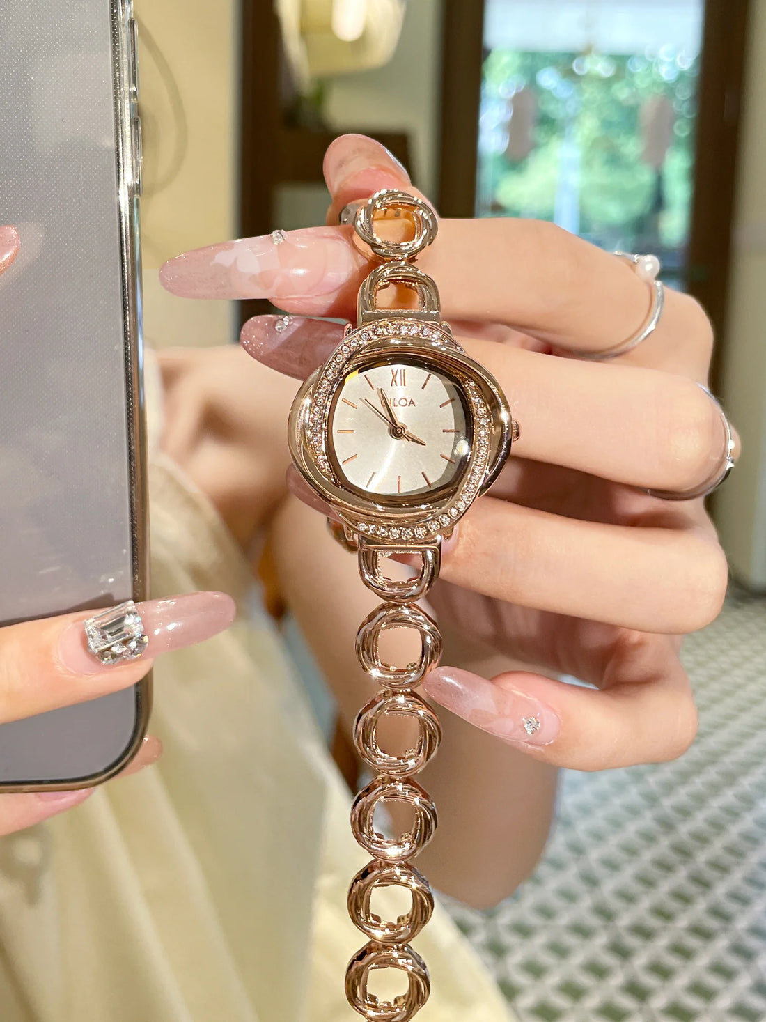 Shriya Dainty Rhinestone Watch