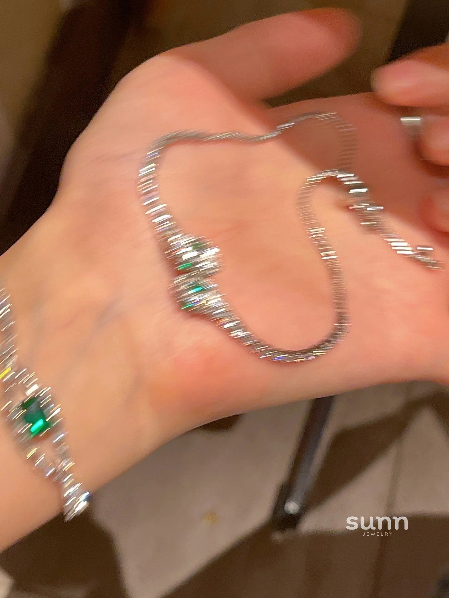 Shriya Green-Eyed Snake Bracelet