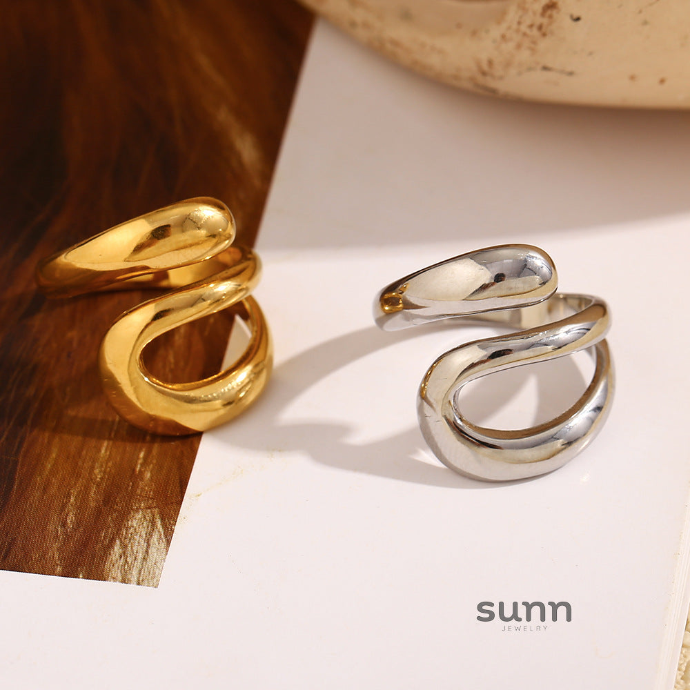Shyanne Three-Layer Snake Ring [GXO5B67R]