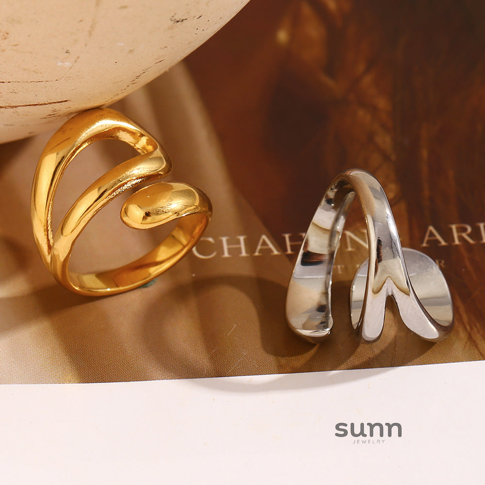 Shyanne Three-Layer Snake Ring [5AT7SII3]