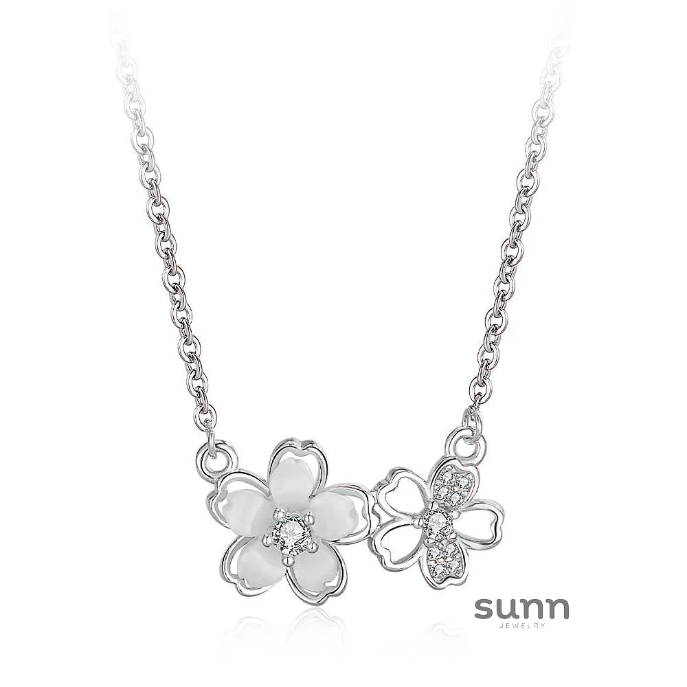 Shylah Cherry Blossom Star Necklace