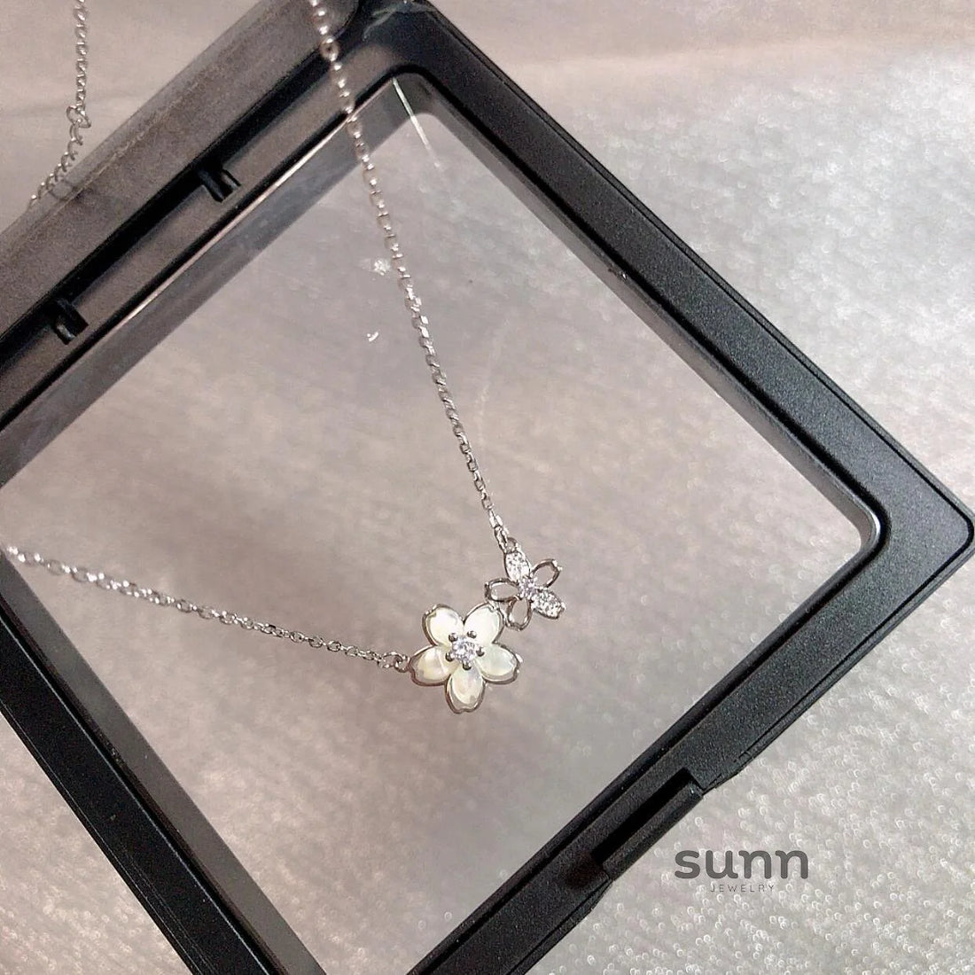 Shylah Cherry Blossom Star Necklace