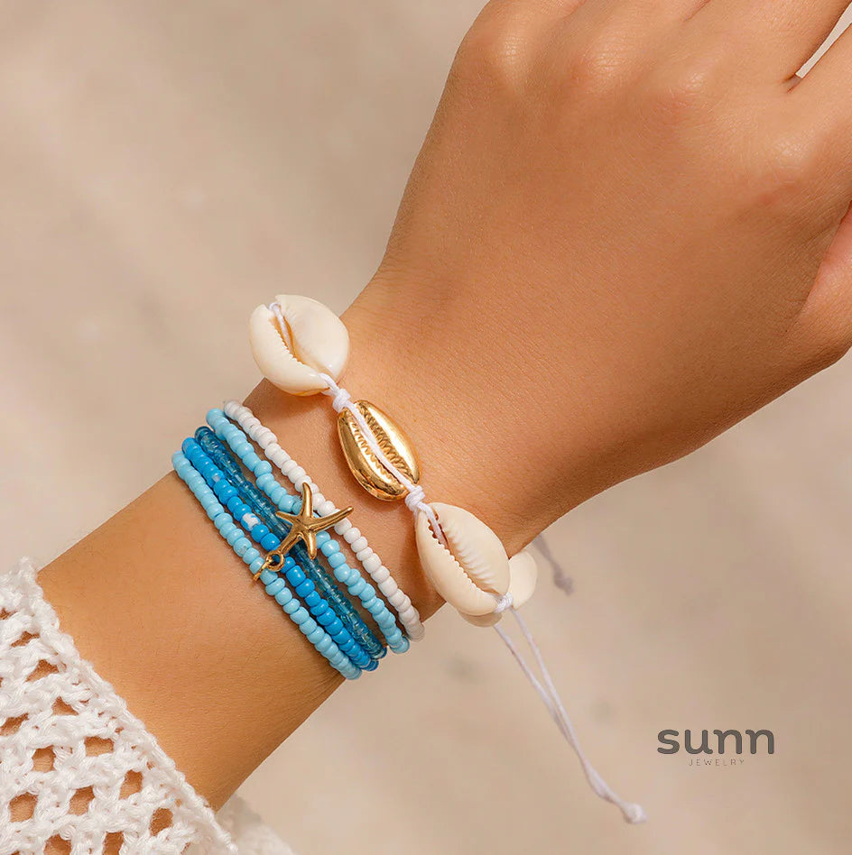 Shyloh Seashell Bracelet Set