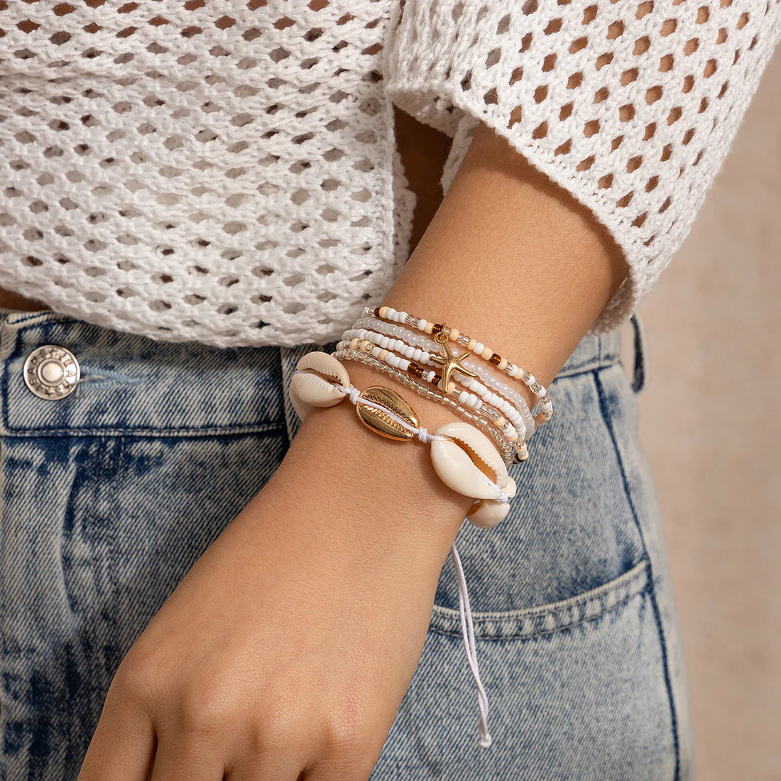 Shyloh Seashell Bracelet Set