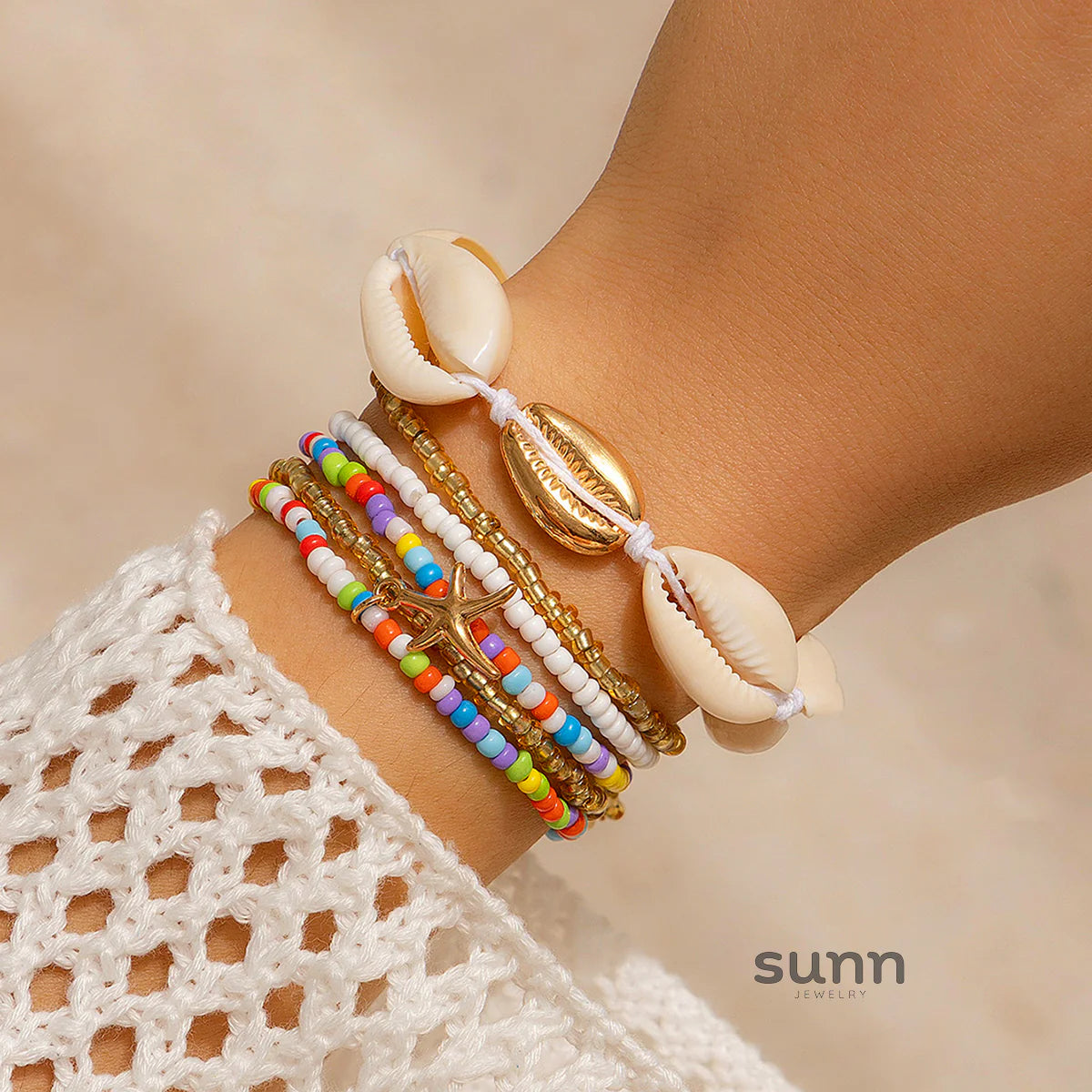 Shyloh Seashell Bracelet Set
