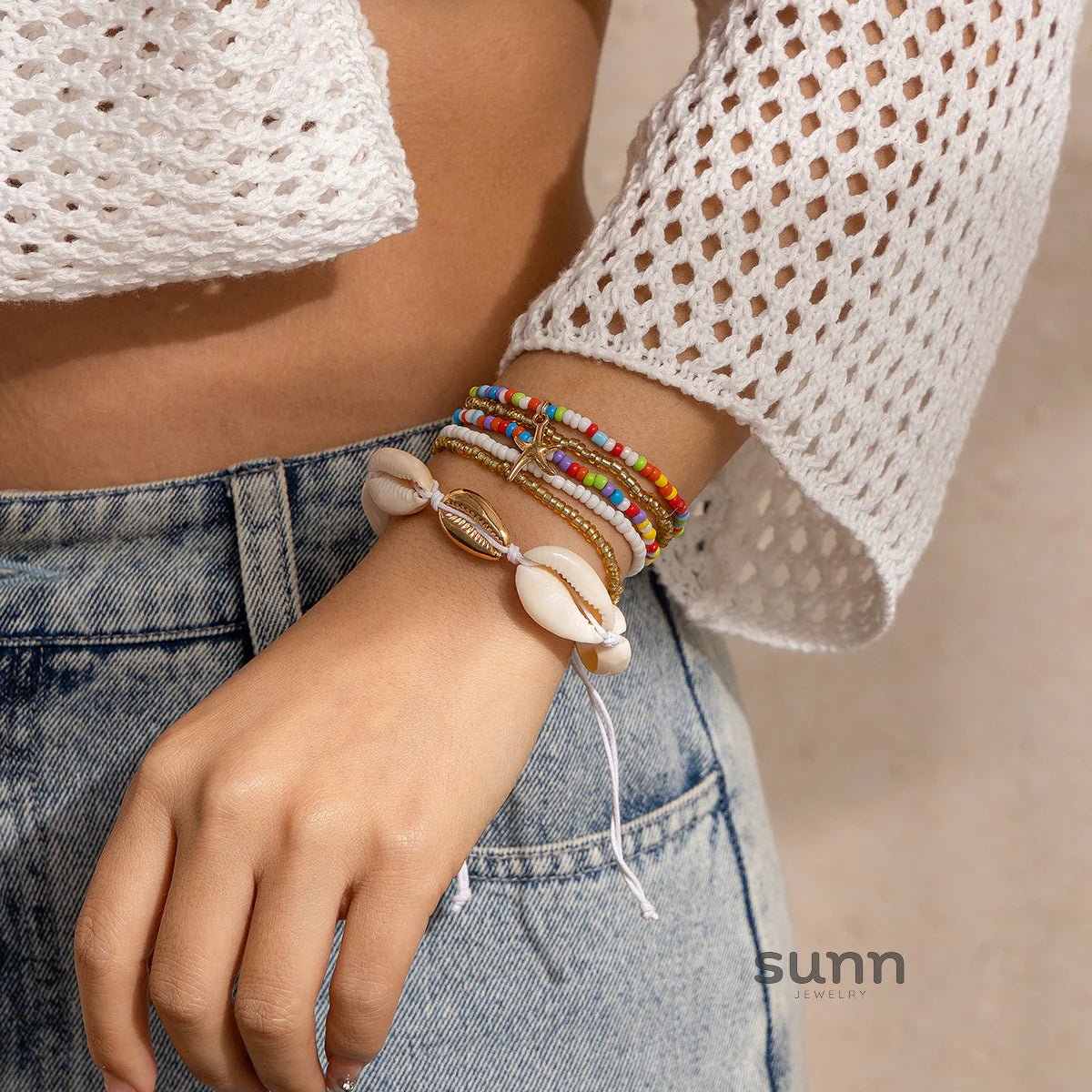 Shyloh Seashell Bracelet Set