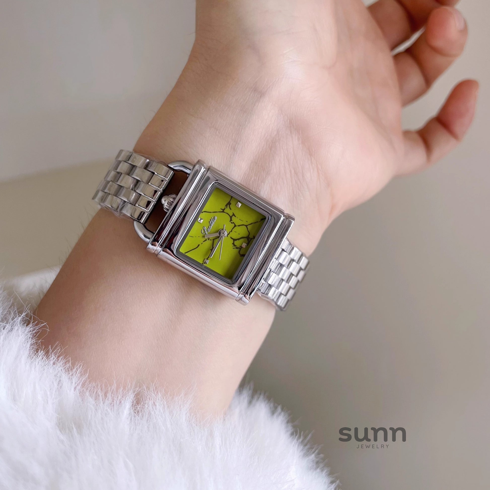 Sienna Emerald Square Watch [1UFFS2O2]