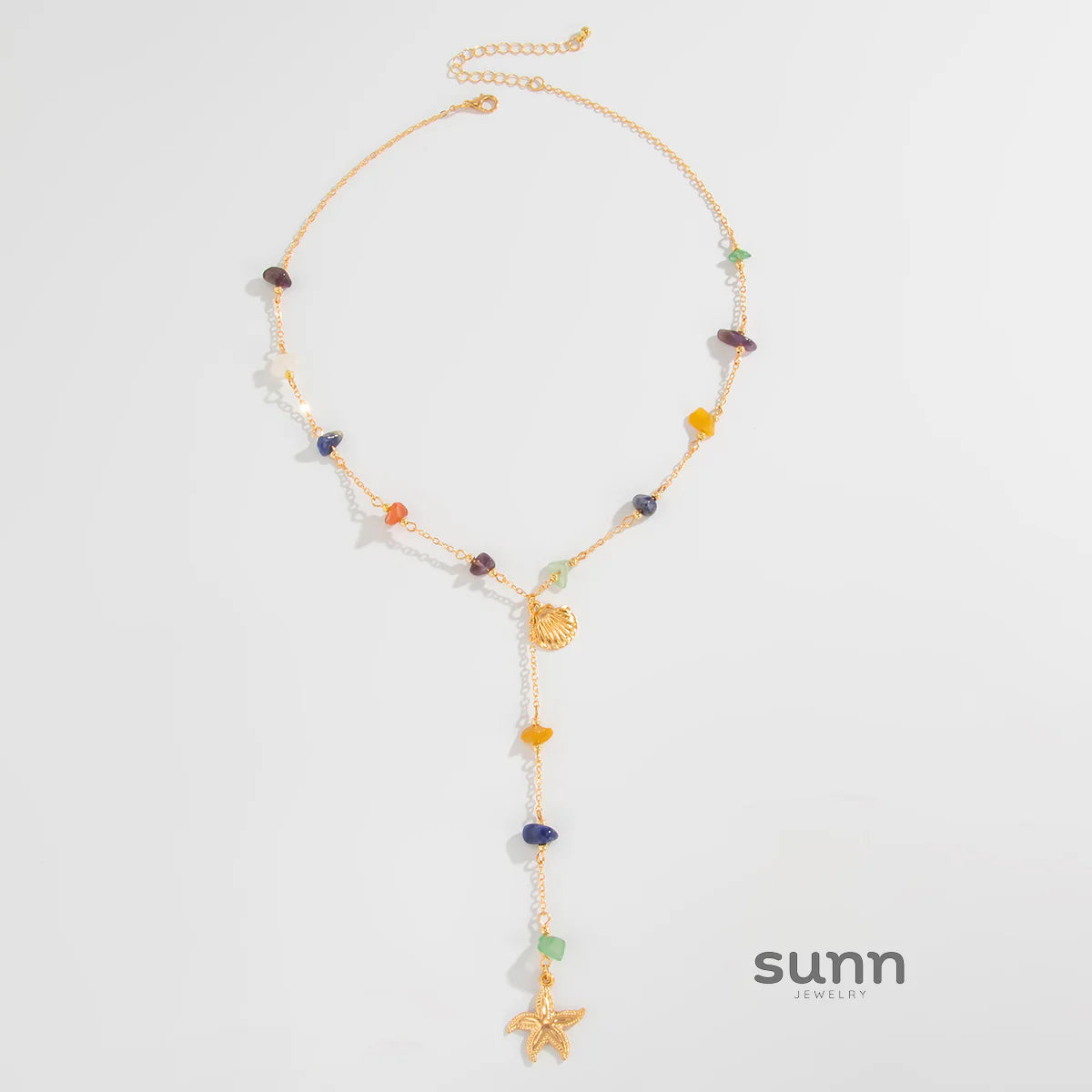 Siham Starfish Y Necklace