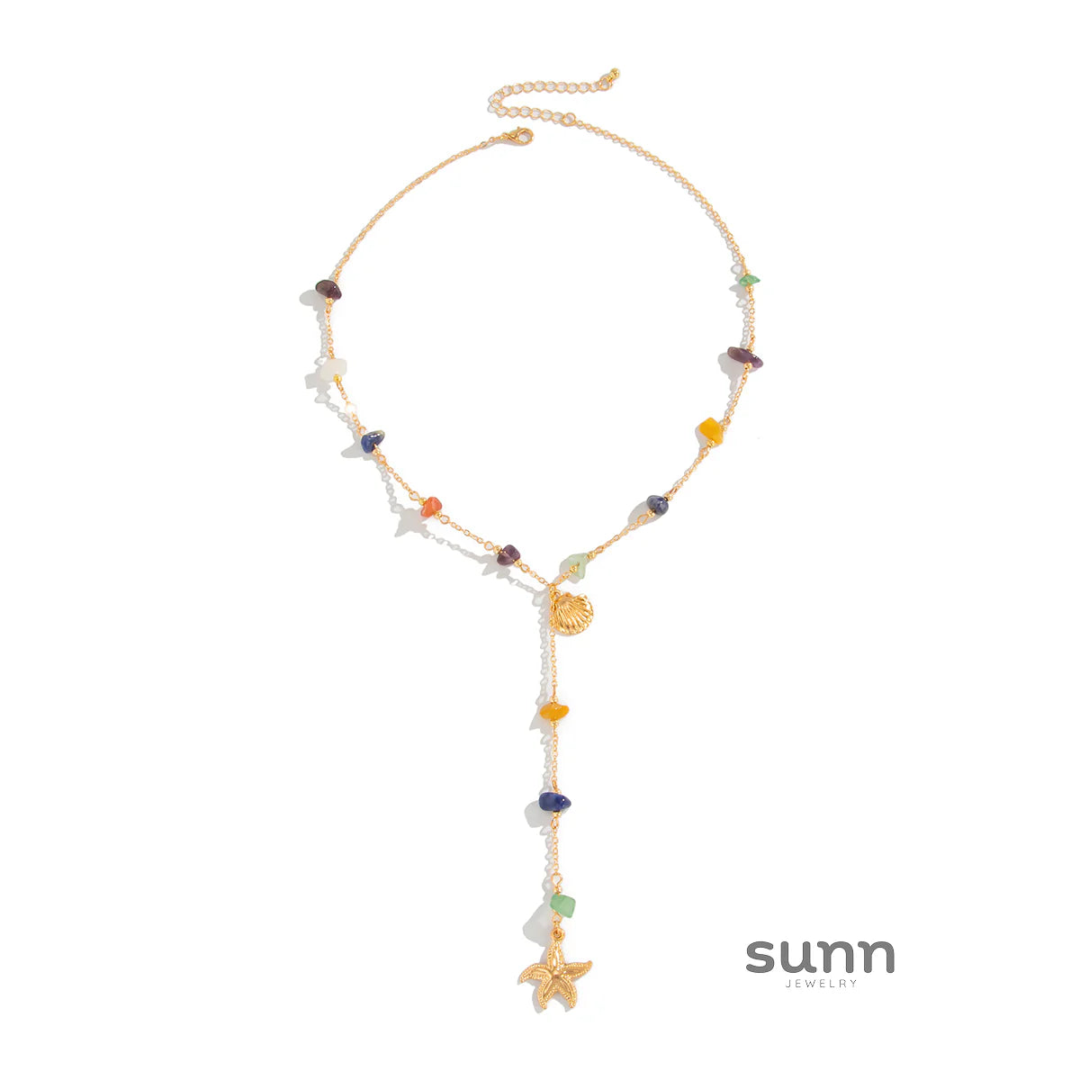 Siham Starfish Y Necklace