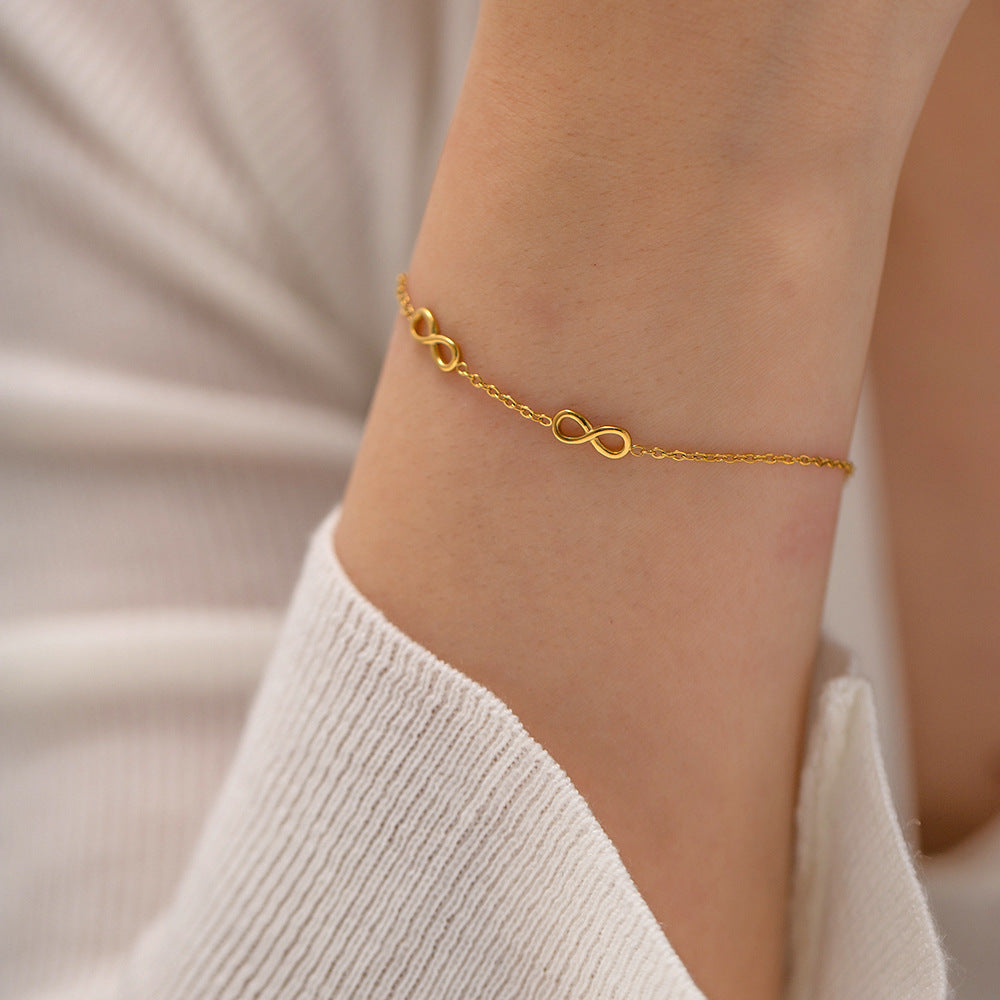 Sima Dainty Infinity Bracelet [Q4H6O5FX]
