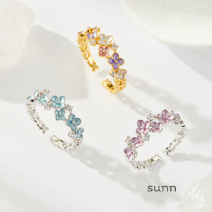 Simran Floral Enamel Ring [4F1C5B32]