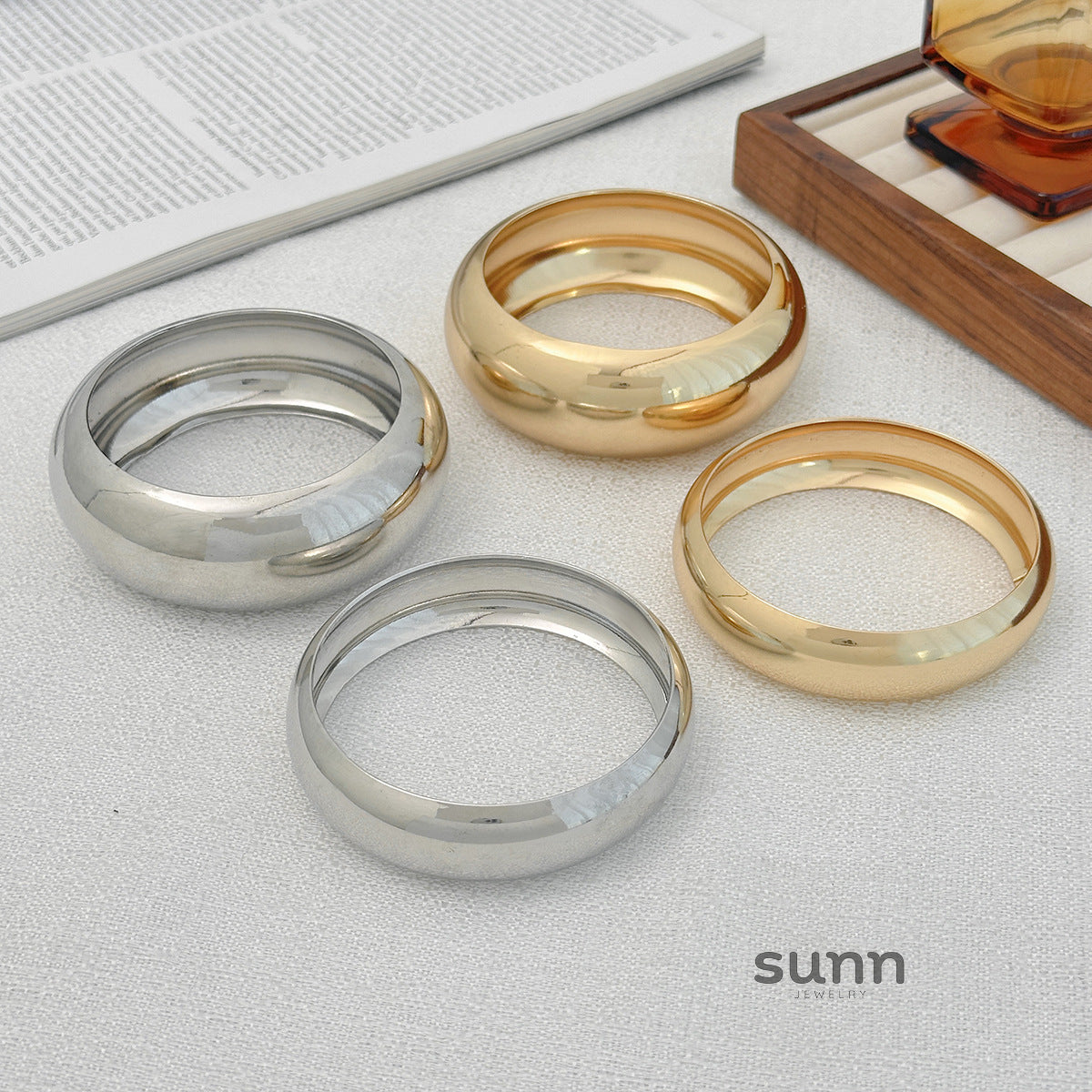 Simran Irregular Bangle Set [EMO1YWII]
