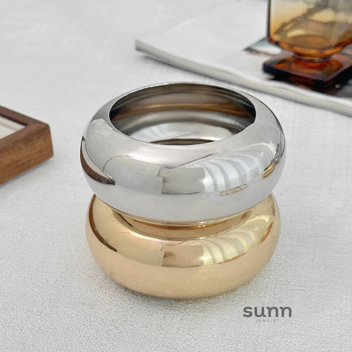 Simran Irregular Bangle Set [G0QQQKHL]
