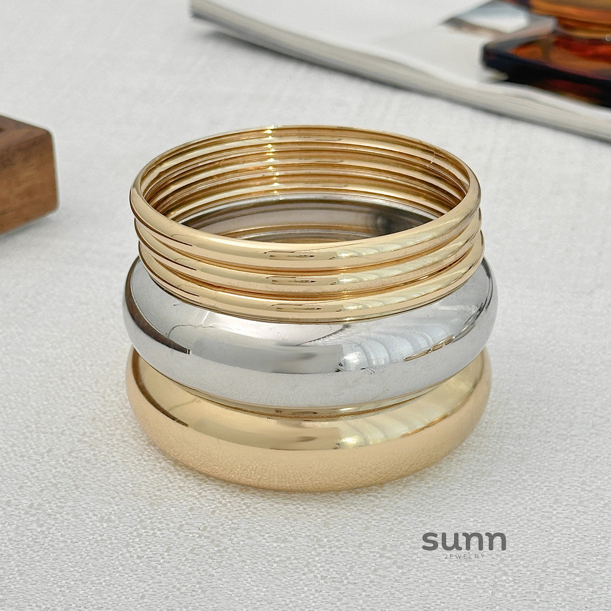 Simran Irregular Bangle Set [OBE0IW4D]