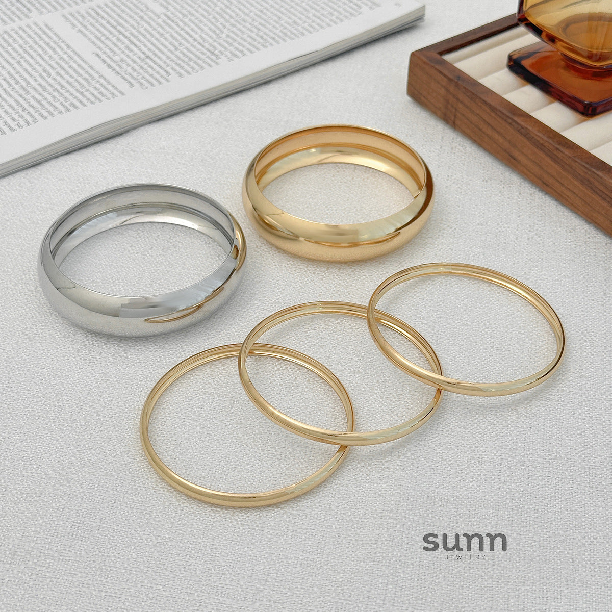 Simran Irregular Bangle Set [CT9P5SMO]