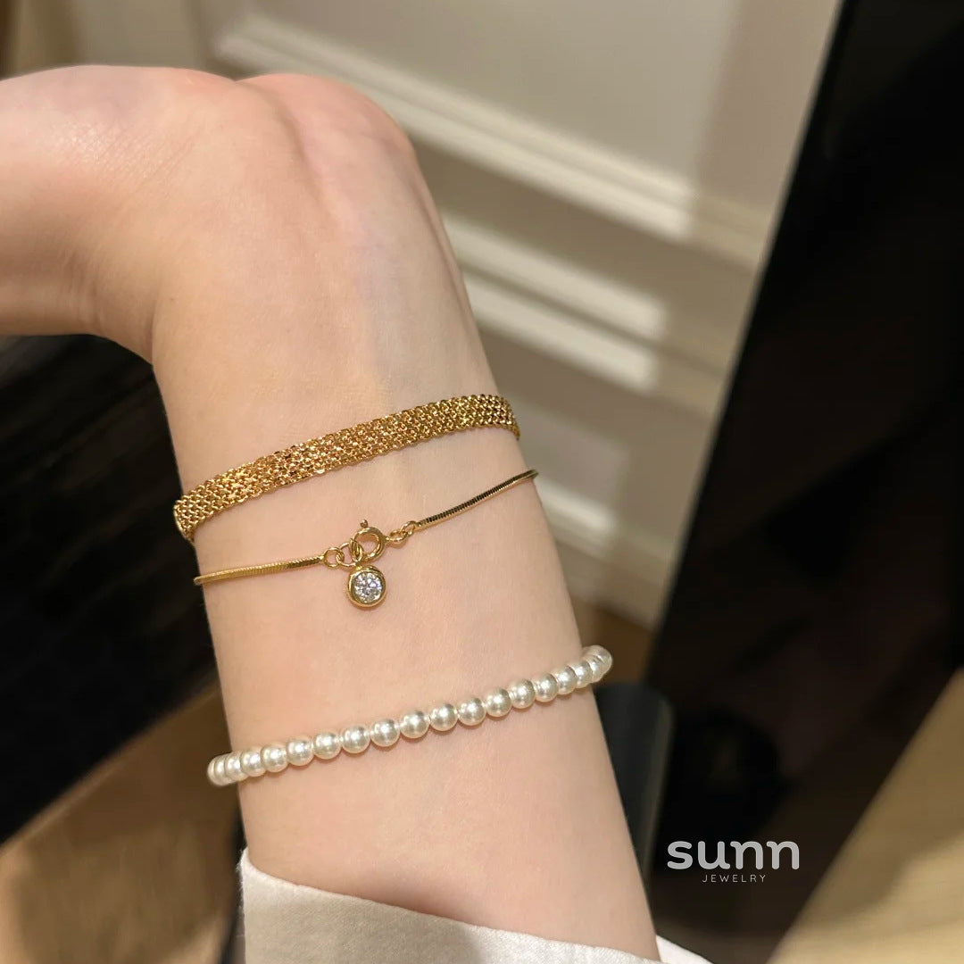 Siobhan Milanese Stack Bracelet [70WLATP3]