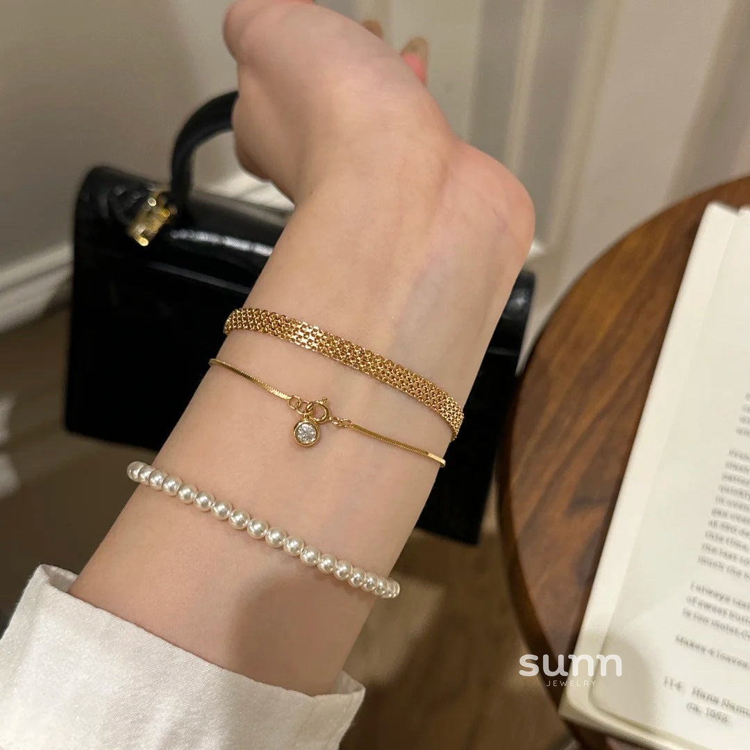 Siobhan Milanese Stack Bracelet [4LZCG9O1]