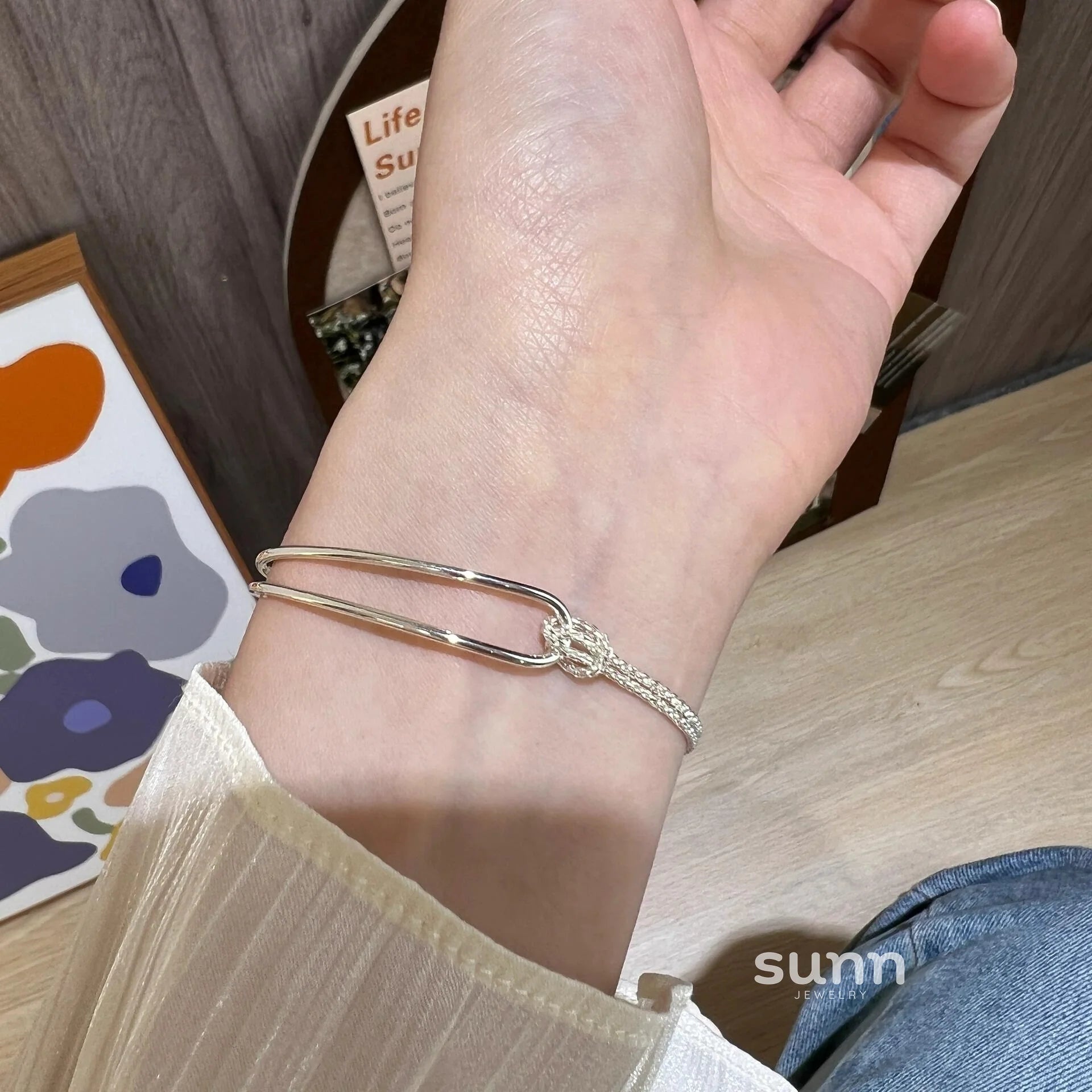 Skarlett Asymmetric Chain Bracelet