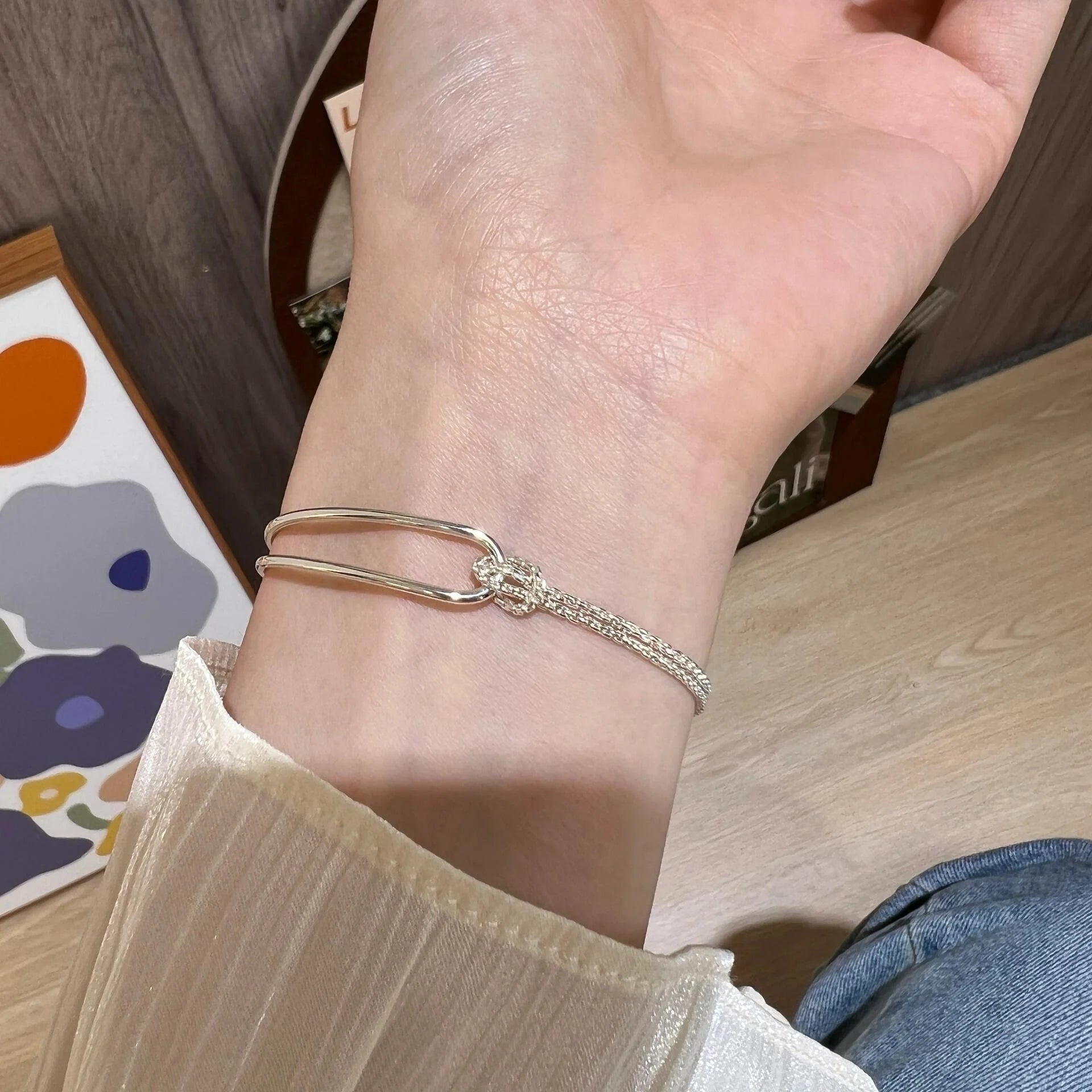Skarlett Asymmetric Chain Bracelet