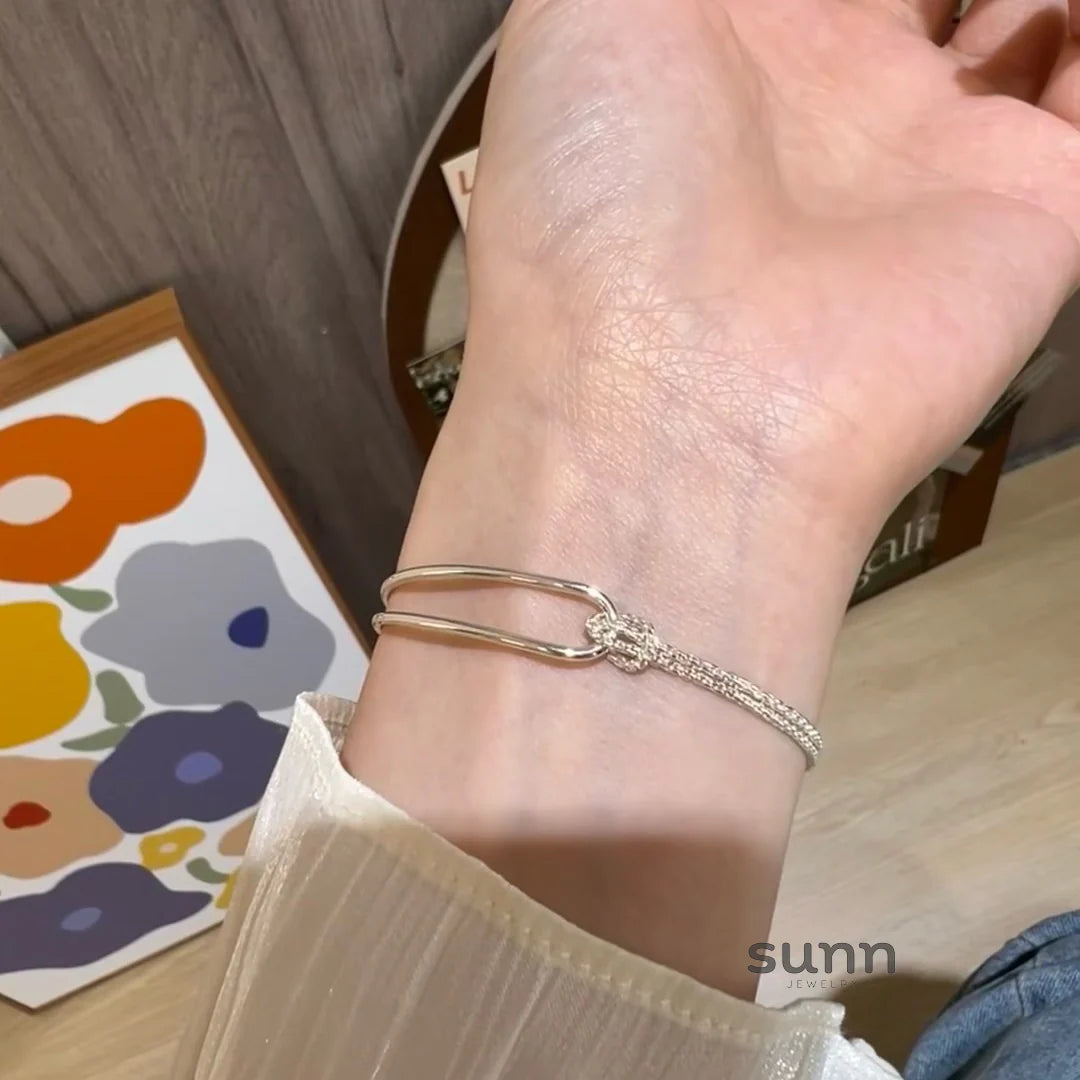 Skarlett Asymmetric Chain Bracelet
