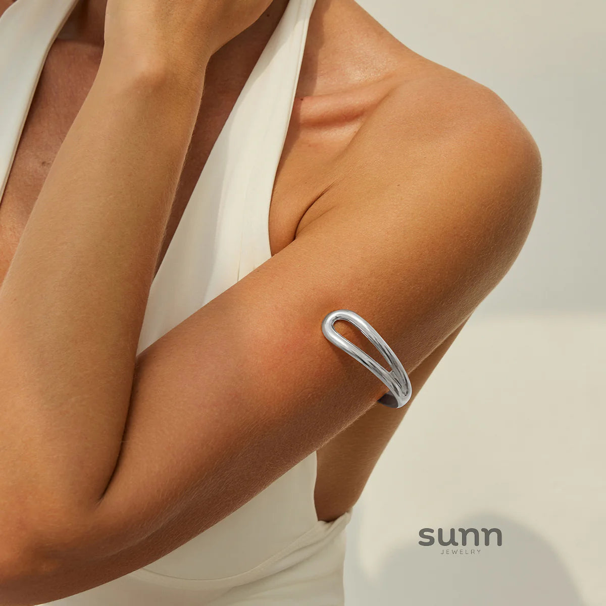 Skye Asymmetric Cutout Arm Cuff