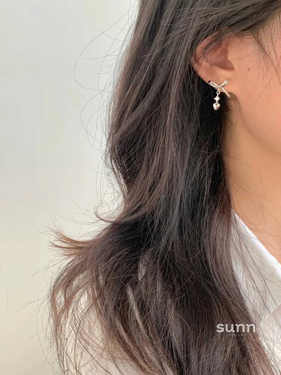 Skye Zircon Bowknot Stud Earrings