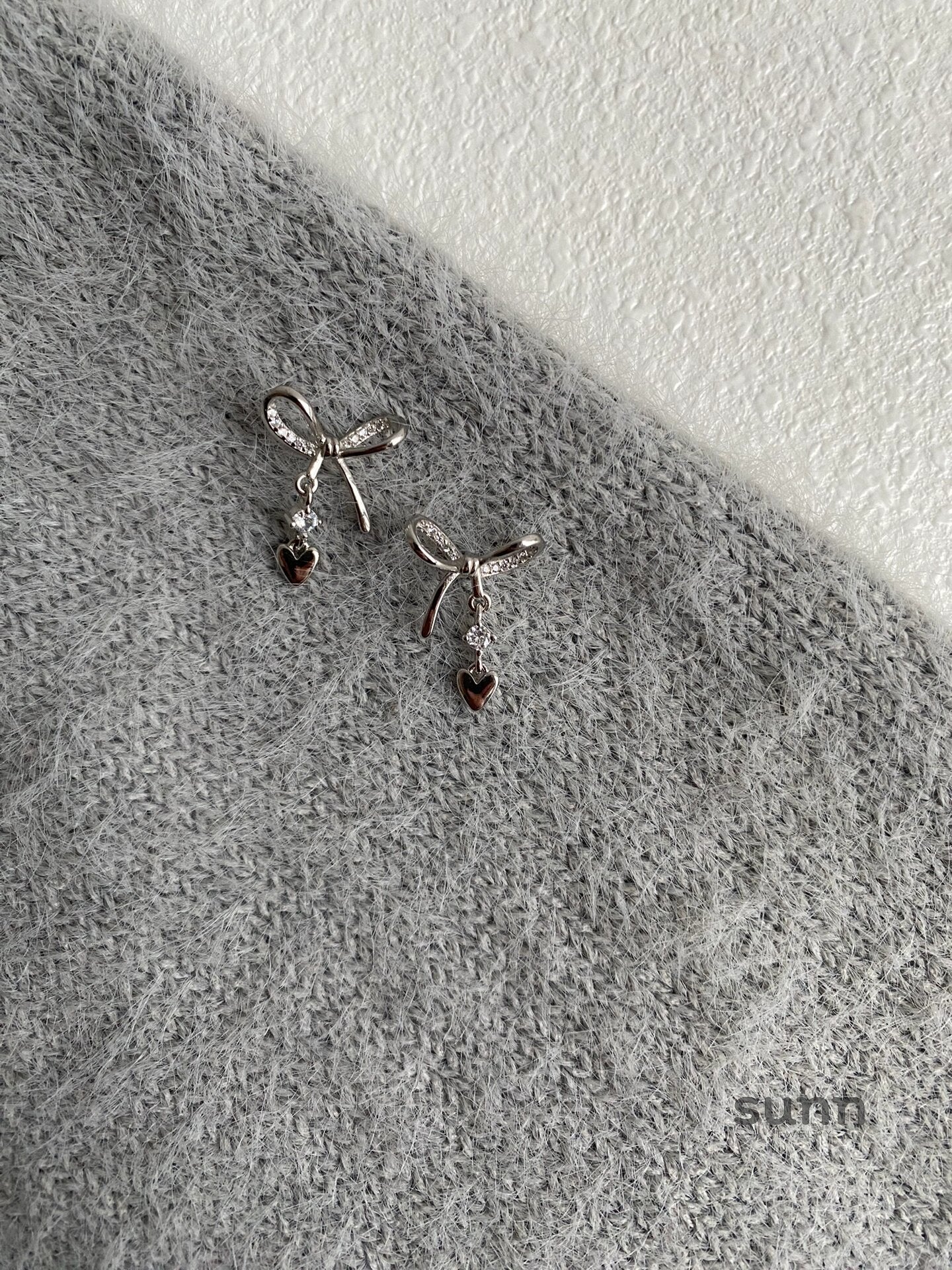 Skye Zircon Bowknot Stud Earrings