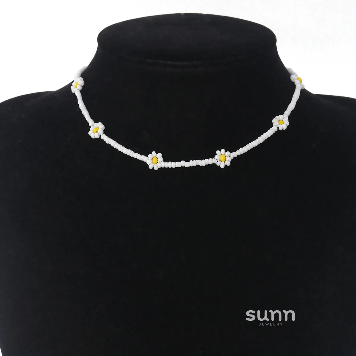 Skyla Floral Beaded Necklace