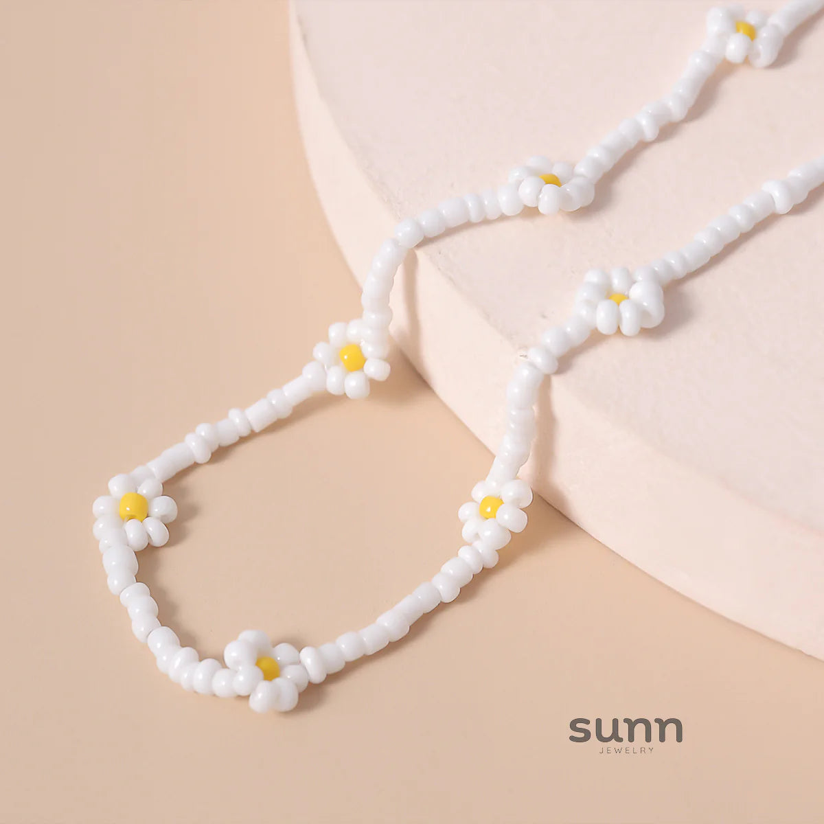 Skyla Floral Beaded Necklace