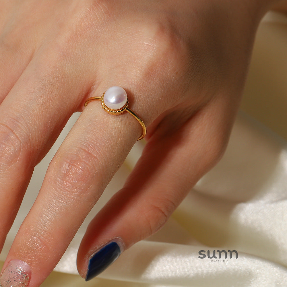 Skylynn Freshwater Pearl Ring [HG2NN4DI]