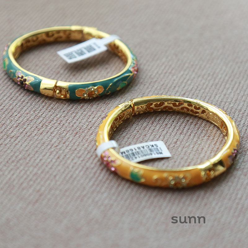Sofi Flower Enamel Bracelet [CUP37K00]
