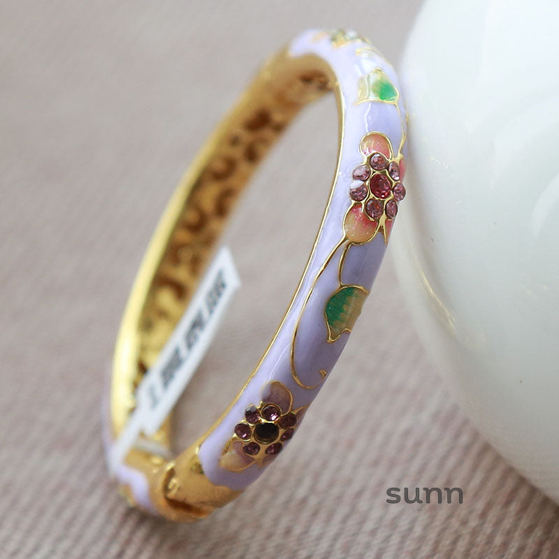 Sofi Flower Enamel Bracelet [RPBVVS7Q]