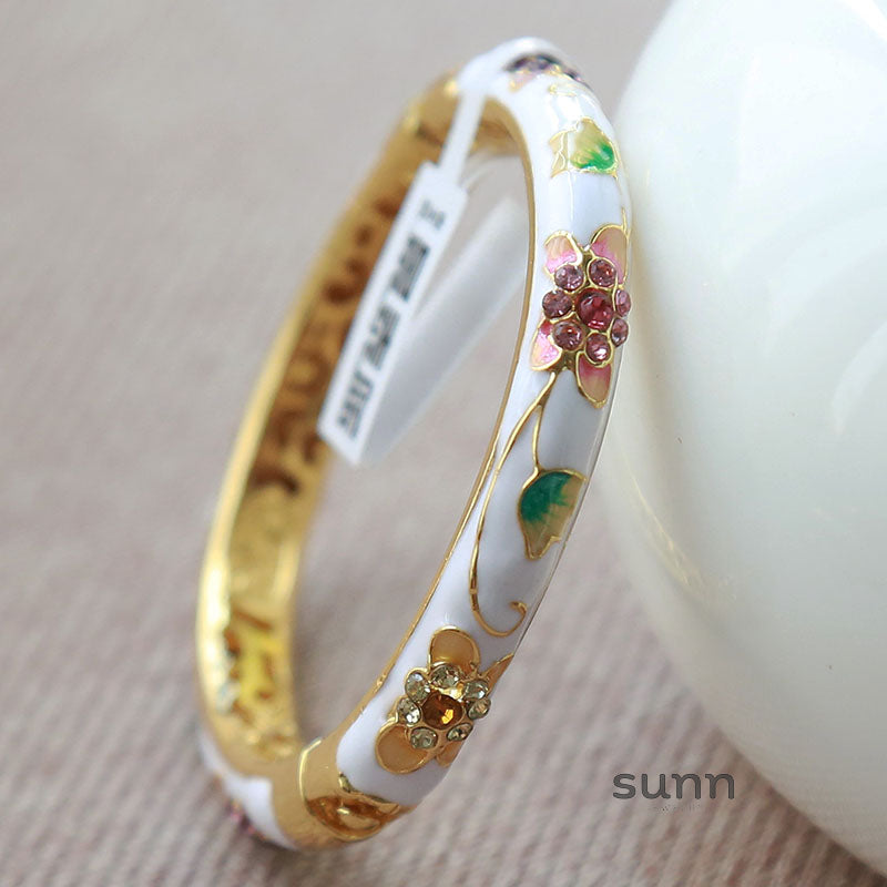 Sofi Flower Enamel Bracelet [VORQVDV4]
