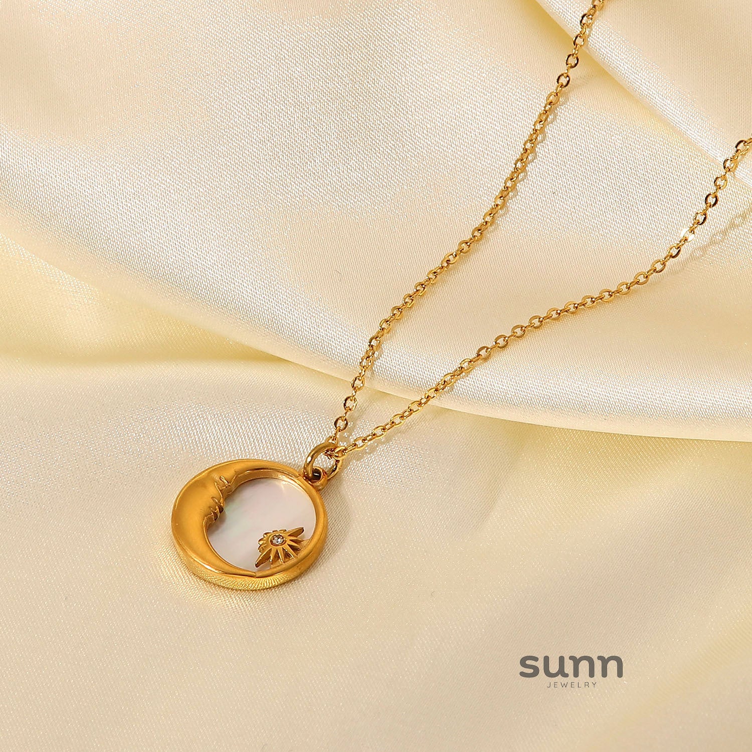Solange Layered Fritillaria Necklace [BLYT1649]