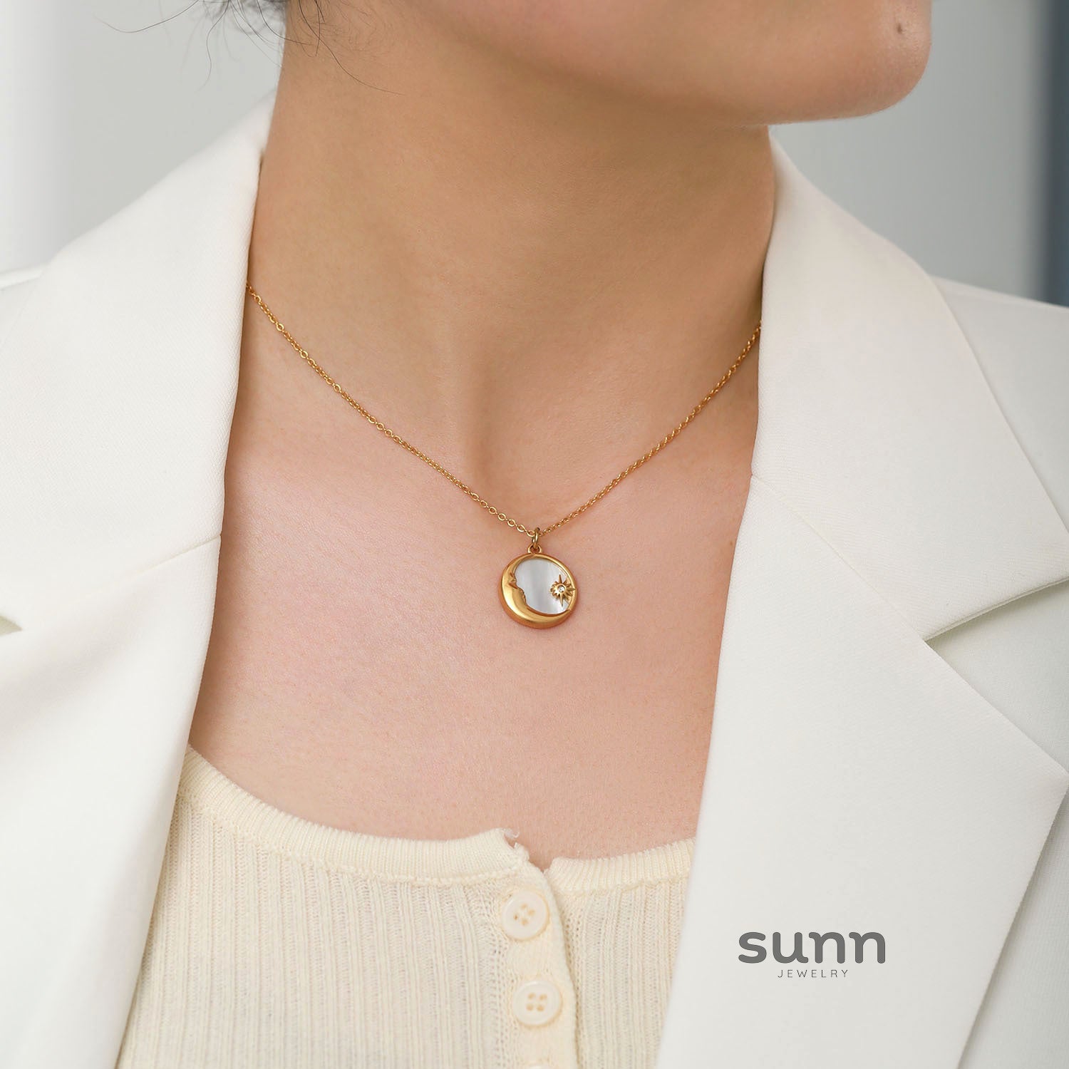 Solange Layered Fritillaria Necklace [W4KMHQDZ]