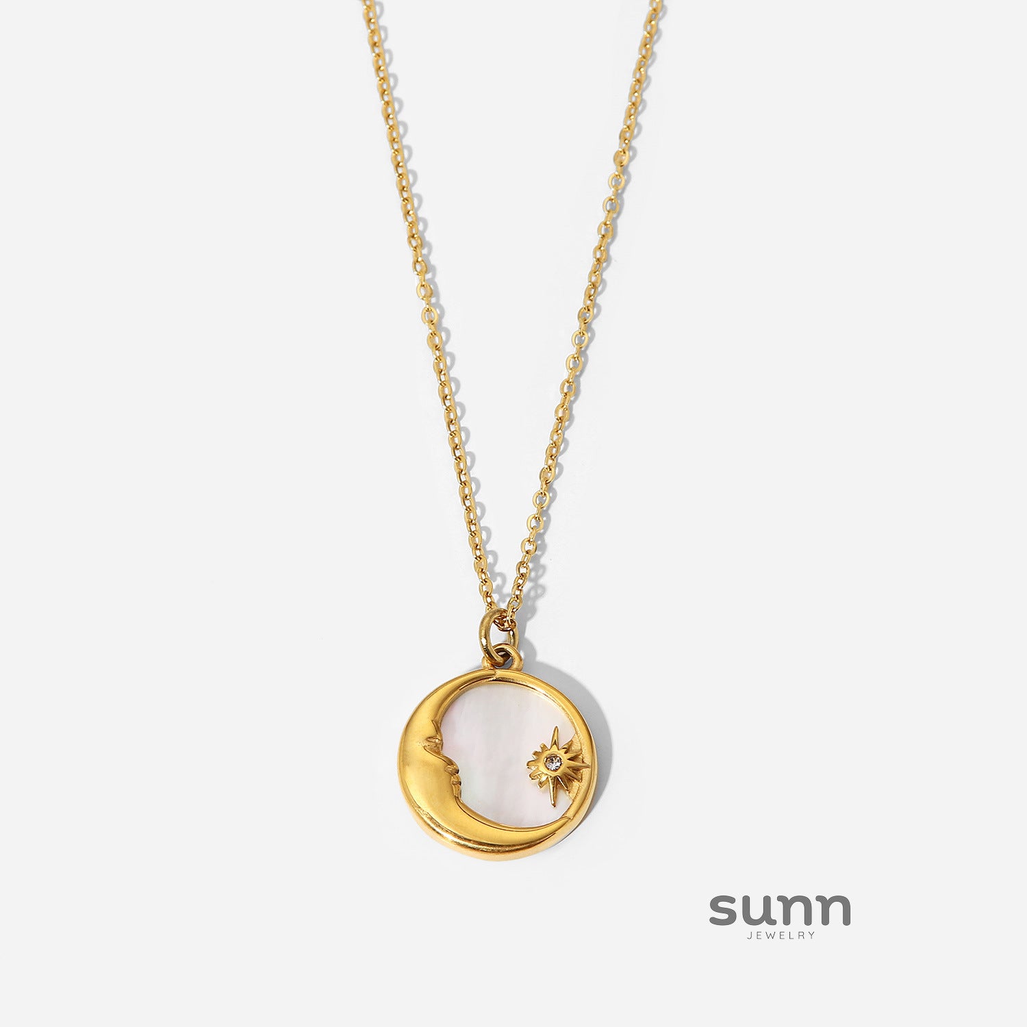 Solange Layered Fritillaria Necklace [13CNNBAZ]