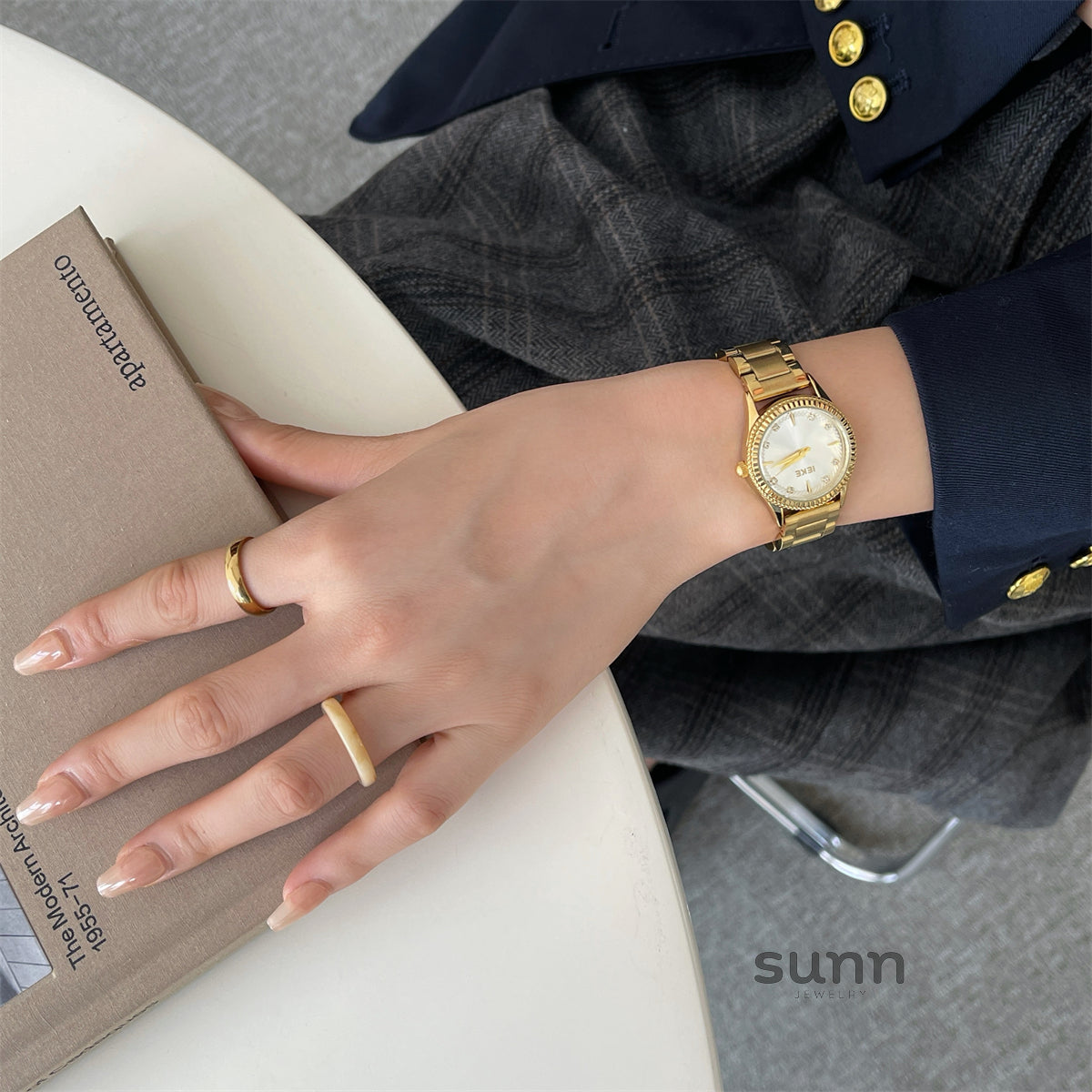 Solara Diamond Steel Watch [0LP4BEVR]
