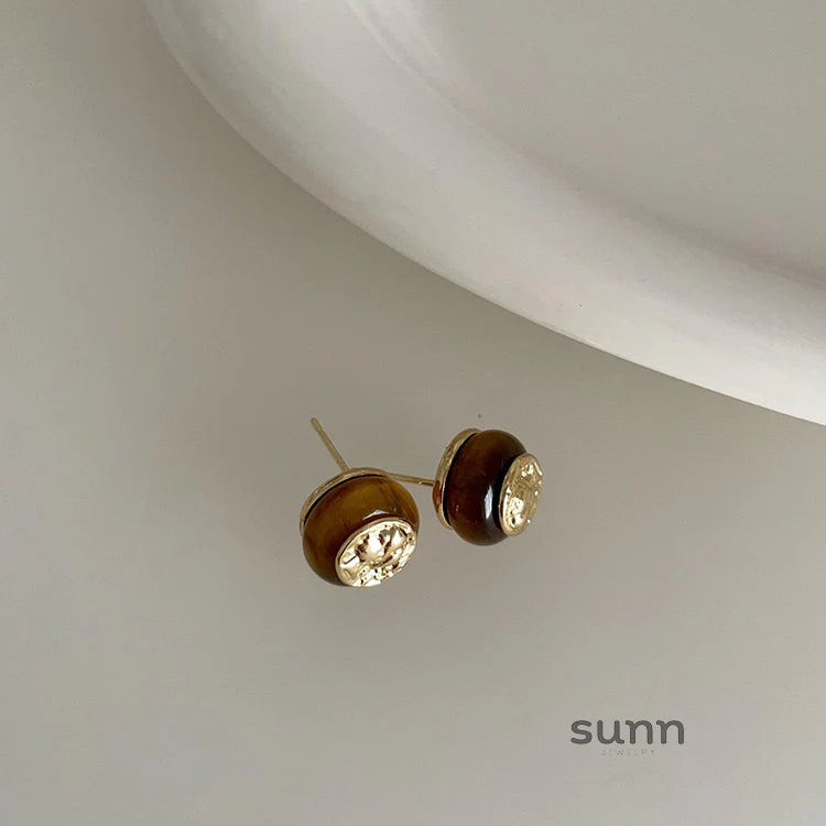 Soleil Organic Stud Earrings