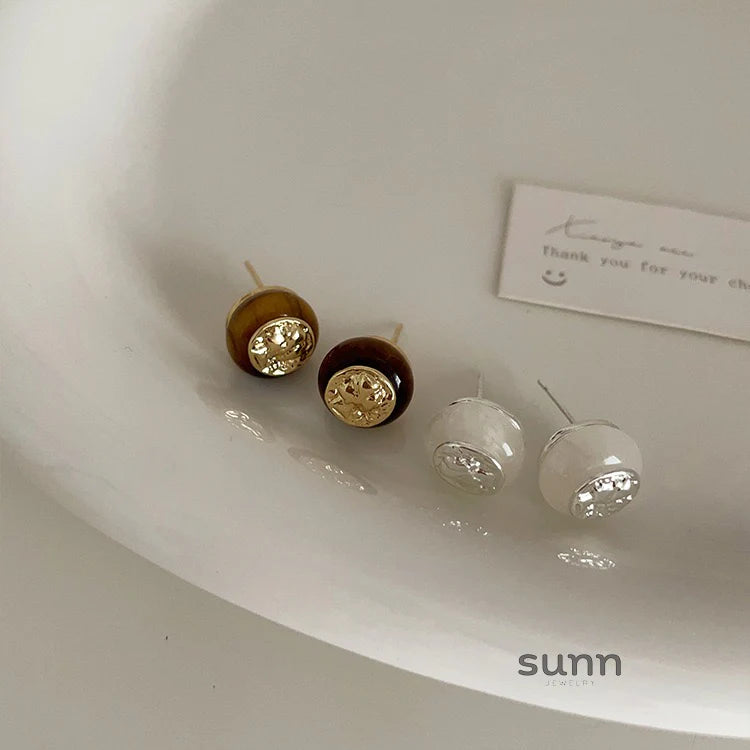 Soleil Organic Stud Earrings