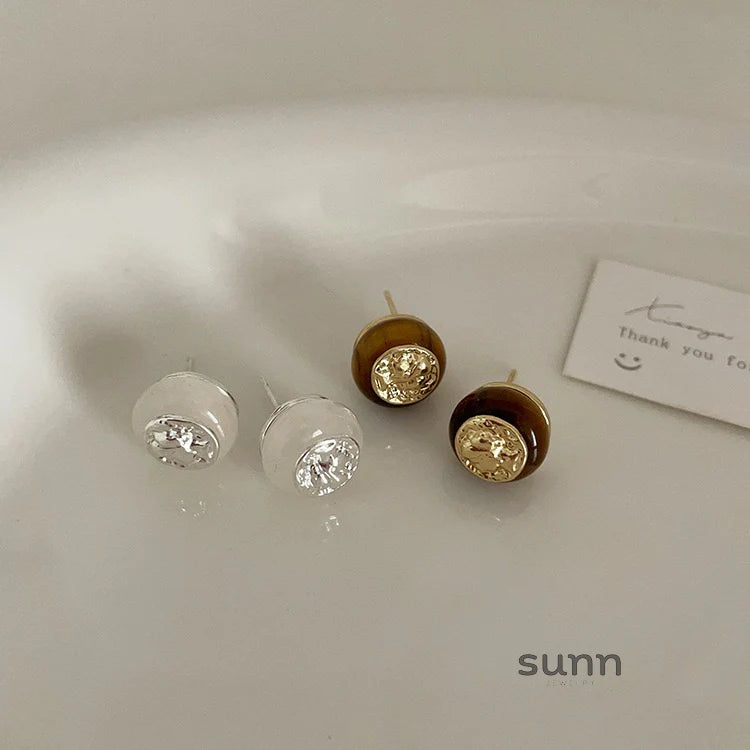 Soleil Organic Stud Earrings