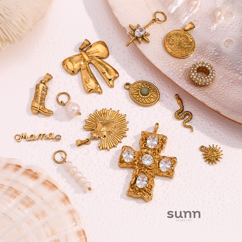 Sommer Gold Charm Pendants [WY8UZ789]