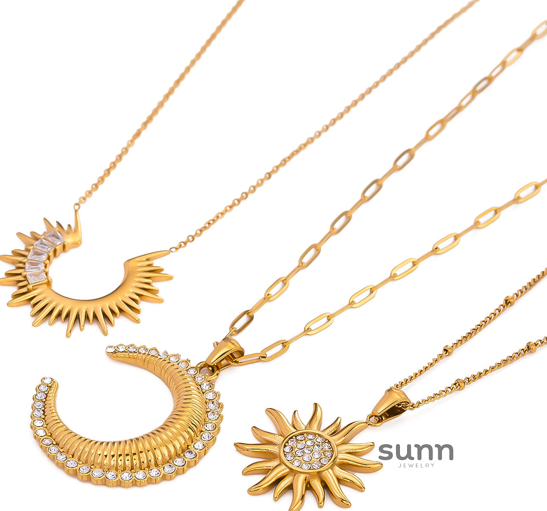 Sonali Zircon Pendant Necklace [V9HISRPH]